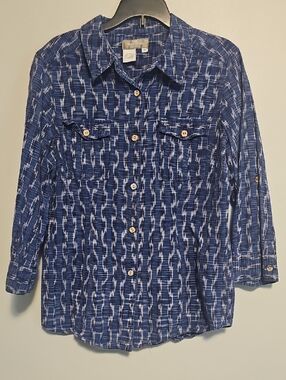 The Territory Ahead Blue Plaid Button-Up Shirt